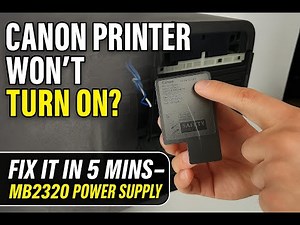 How to Replace Power Supply on Canon Maxify MB2320 Printer (Step-by-Step Guide)
