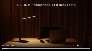 Watch AFROG Multifunctional LED Desk Lamp with Wireless Charger on Amazon Live