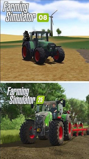 17 Years of Evolution in Farming Simulator 2008 - 2025 #fs25 #farmingsimulator #shorts