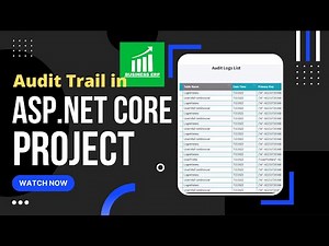 Audit Trail in ASP.NET Core MVC Project | Entity Framework Core | Code First | MSSQL | MySQL