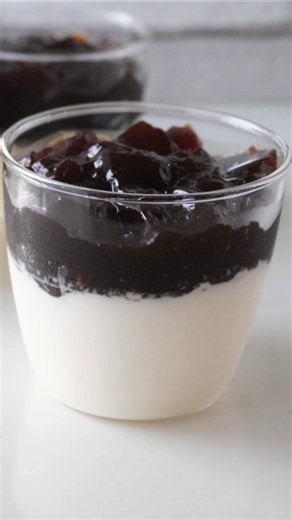 インスタントコーヒーで作るほろ苦コーヒーゼリーと濃厚パンナコッタ #おうちカフェ #簡単レシピ #お菓子作り#コーヒゼリー#パンなこっ