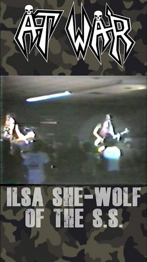 AT WAR "Ilsa She-Wolf of the S.S." 1987 #thrashmetal #metal #livemusic #thrashmetalband