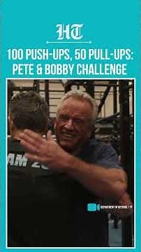 Pentagon Unveils Pete & Bobby Challenge: 100 Push-Ups, 50 Pull-Ups In 10 Minutes | #shorts