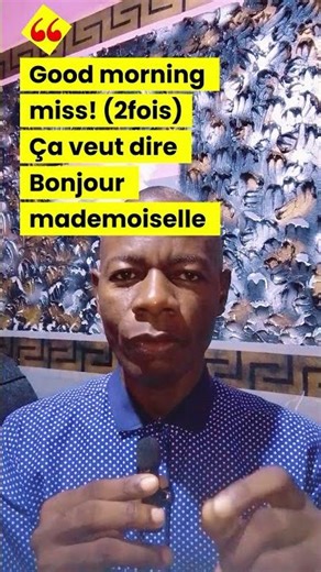 Good morning | Anglais facile #anglaisfacile