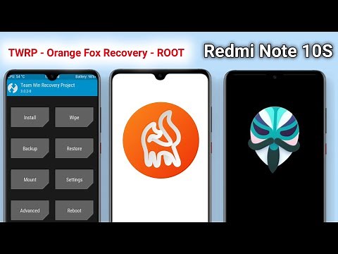 Install TWRP, Orange Fox Recovery Redmi Note 10S | How To ROOT Redmi Note 10S | Dot SM
