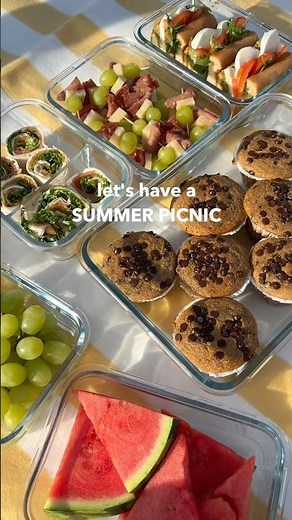 Summer Picnic Food Ideas☀️ #picnic #picnicfood #easyrecipes
