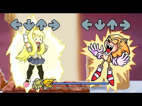 FNF Chaos Fleetway Sonic V.S Lunatic Monika (Fleetway Sonic V.S Lunatic Monika ) song Chaos