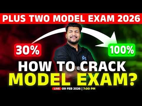 PLUS TWO Model Exam | How To Crack Model Exam? | LIVE | MS SOLUTIONS