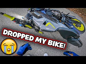 I DROPPED MY BIKE...