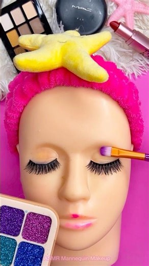 ASMR Satisfying with Unboxing & Review Mannequin Makeup things Sounds Video Fast No talking Glitter