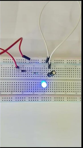 This is a simple demonstration of LED flicker using AC supply.