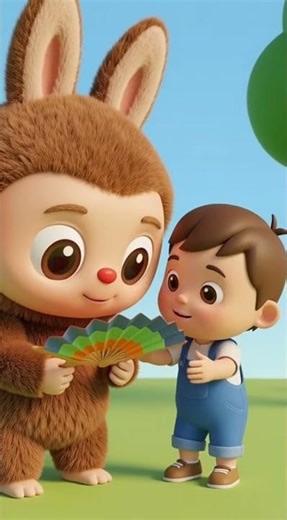 Labubu Saves the Kite 🎈✨ | Cute 3D Animation for Kids |