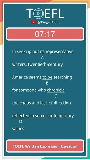 TOEFL Grammar Practice #480 | Written Expression Questions (Subject—Verb Agreement)