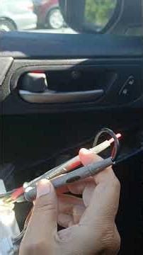 How to Test Power Window in A Car Mazda 3