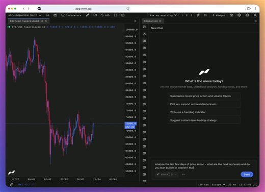 Every trader has done this.Marked a level. Built a thesis. Entered the trade.Then held it too long because you were sure the level would hold. Because you marked it. Because you believed in it.Confirmation bias doesn't feel like bias.Instead ask Companion where the key levels are before you mark anything. Let it scan the orderflow and liquidity data without knowing your position or your opinion.Use it as a second set of eyes that has never seen your trade idea.MMT Companion. Free👇