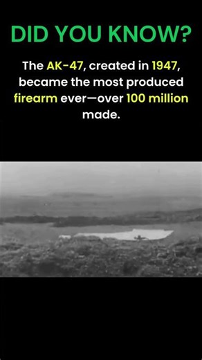 How the AK-47 changed global warfare #AK47 #History #Weapons