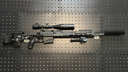 【黑色MSR 全金属钢制拉栓】 金属24倍镜 金属马盖普鱼骨 金属导轨 金属消音 金属脚架 金属内外管 金属扳机 金属护弓