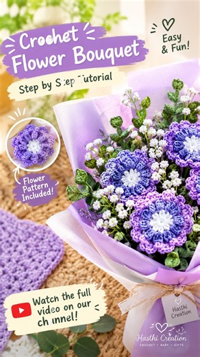 Easy Crochet Flower Tutorial 🌸 | How to Crochet Daisy Flowers Step-by-Step #handcraftedshoes #diy