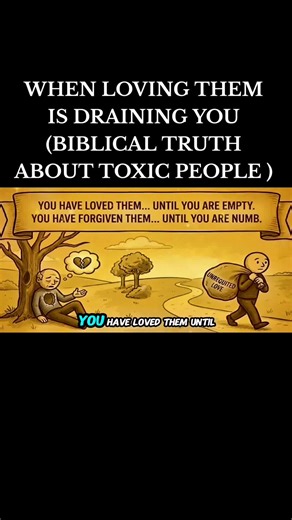 If you’ve been loving someone at the expense of your own peace, this message will bring clarity and relief. #ToxicPeople​ #BiblicalBoundaries​ #ChristianAdvice​ #SpiritualWarfare​ #GuardYourHeart