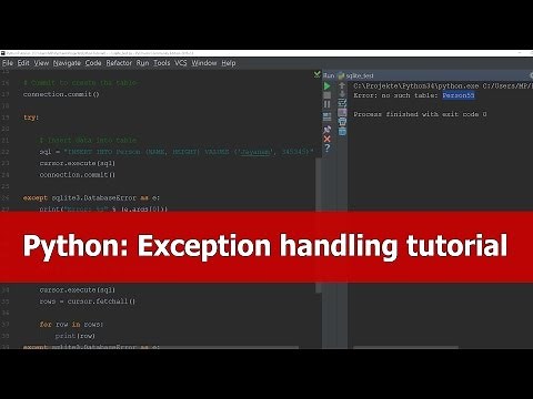 Python Exception Handling Tutorial