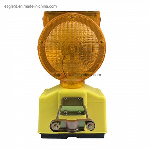 [Hot Item] Amber LED Solar Traffic Blinker
