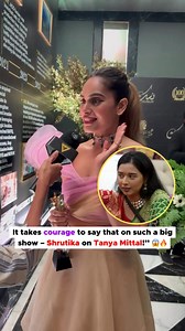 1.4M views · 20K reactions | Ex-contestant Shrutika shared her thoughts on the current season, praising Tanya Mittal as “a person to watch” for her courage, entertainment factor, and unique presence inside the house. She also mentioned her love for Shehbaz Badesha, calling him her absolute favorite, while appreciating Abhishek Bajaj as a “rightful angry young man” who still values his friendships. ❤️ | Viral Bhayani Videos | Facebook