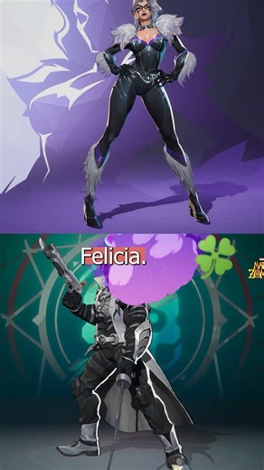 BLACK CAT & BLADE Interaction #marvelrivals