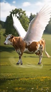 🐄✨ “When Cows Learn to Fly! | Funny Animated Short” | #DreamScreenAI