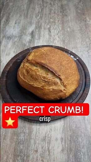 Sourdough Bread Crumb Reveal! 😍 Perfect Crispy Crust