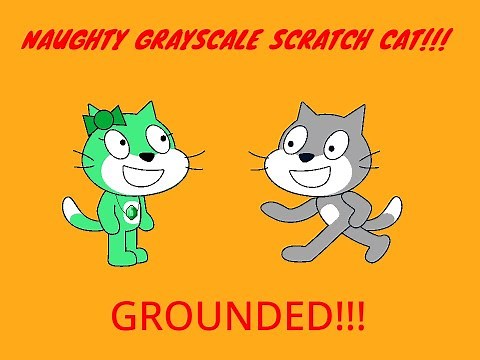 Grayscale Scratch Cat heals Emerald Cat/GROUNDED