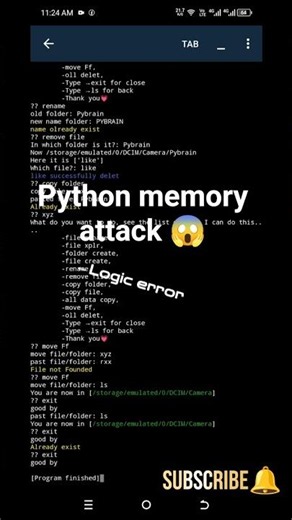 Python internal File explore | Project File Manager #pythonprogramming #beginners #cse