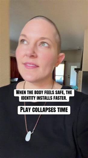 Repetition works because it: 💥 builds familiarity 💥 reduces threat 💥 stabilizes identity But play does all of that faster. Why? Because when you’re in play: ✨ your nervous system is relaxed ✨ your body feels safe ✨ learning moves from the mind → into embodiment ✨ you stop “trying to become” and start being That collapses time. Follow for more. 1:1 coaching is available. #identityovereffort #embodiment #becomingher #play #identitywork