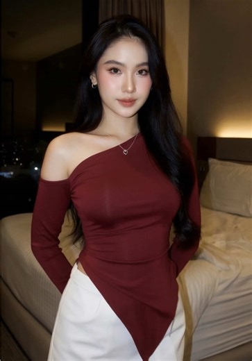 Asymmetrical Knit Long Sleeve Top