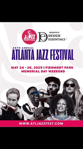 #48thAnnualAtlantaJazzFestival🎺 The 2025 Atlanta Jazz Festival kicks off this Memorial Day Weekend with an unforgettable celebration of music, culture, and community! Join us in Piedmont Park for three days of world-class jazz performances featuring legendary icons and rising stars from around the globe. From soulful vocals to high-energy big bands, there’s something for every music lover to enjoy. Bring your blankets, lawn chairs, and the whole family—this FREE festival is open to all ages and