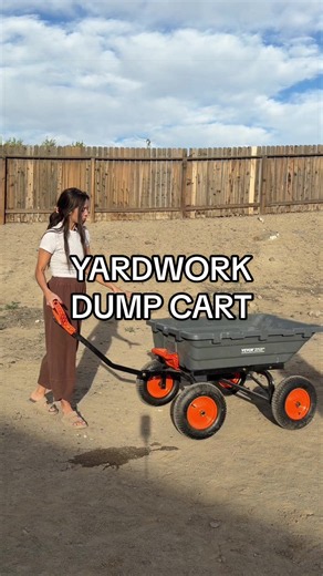 Dump Cart for Yard Work: Pull, Convert, and Dump with Ease