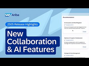 New Features for Collaboration & AI in SAP Ariba Category Management | 2505 Release Highlights