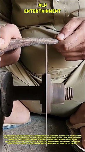 Cutting Tool Modification: Creating Sharp Serrations on a Sickle Blade Using a Grinding Machine
