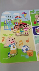 Fun CoComelon wooden puzzle