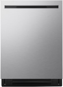 LG Smart FlushFit Dishwasher With TrueSteam And Dynamic Heat Dry 24-Inch Wide in Print Proof Stainless Steel - LDNPH753S