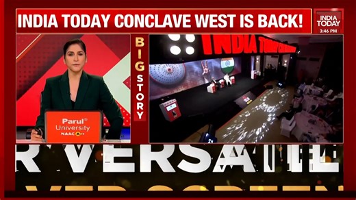 #IndiaTodayConclaveMumbai The stage is set in Mumbai as India Today Conclave West returns! Join us on September 25 & 26 for two power-packed days featuring India’s top minds, boldest voices, and biggest stars — all under one roof. | India Today
