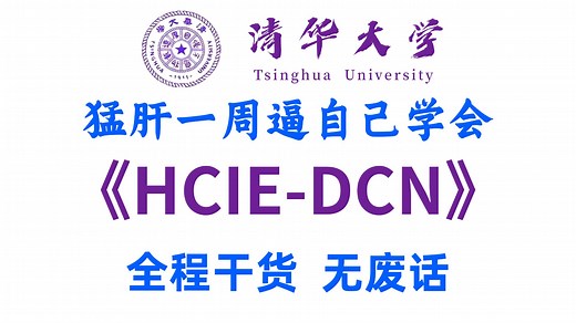 【华为DCN】2025最新最全最详细华为HCIE-DCN数据中心全套教程！全程干货 无废话！项目实操手把手教学，少走99%弯路！收藏一下吧，很难找全的！