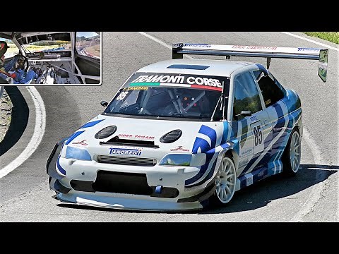 580+Hp Ford Escort RS Cosworth || ONBOARD Italy Champion