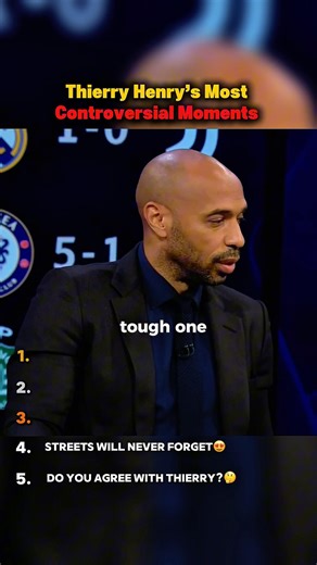 Thierry Henry’s Most Controversial Moments #footballrankings
