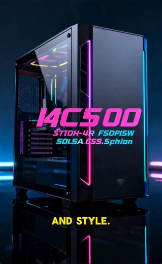 Argb computer case gaming modern CPU led lights #gaming #CPU #viral #viralshorts #electronics