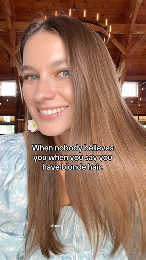 I’m just as shocked as some of you might be. I never, ever thought of myself as blonde…