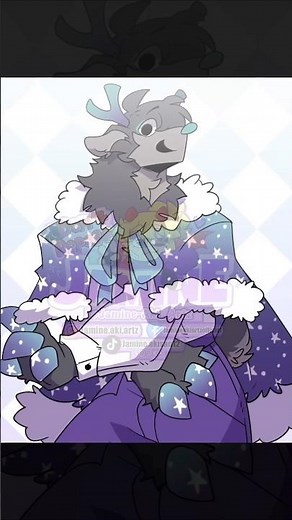 UMAMUSUME But it's Snow-time rudie ❄️🦌 ib: tiktok || Dandy's world #dandysworld #animation #shorts