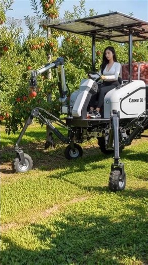 A fruit-picking robot has arrived. The future of agriculture 🤖🍎 #shorts