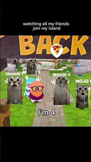 My friends (and the drooling cats) have entered dojo islands - go play with your friends! 🫵