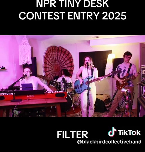 #npr #nprtinydeskcontest #filter #getoutofmyway #indierock #rockon #bassguitar #guitar #electricguitar #key #drums #seattle #seattlemusic