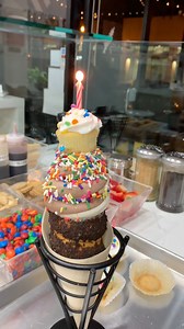 Birthday Cake Ice Cream Chimney Cone 🤤🍦🧁 | Foody Fetish